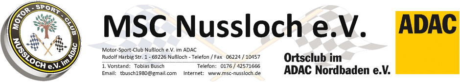 MSC-Nussloch - Verein Logo